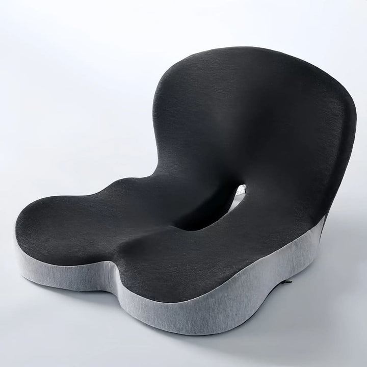 Memory Foam Seat Cushion for Back Pain Relief, Ergonomic Comfort, Tailbone Support