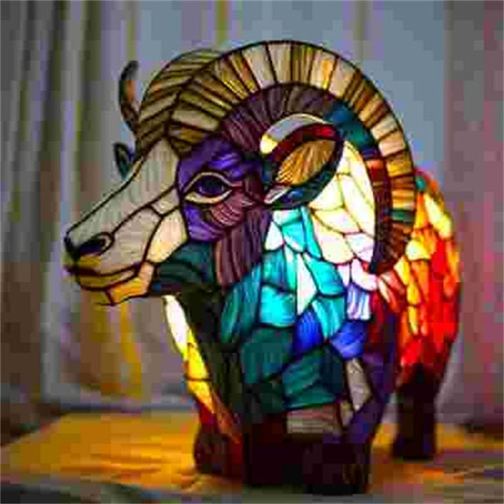 Animal LED Acrylic Lamp 3D Light with Turtle Owl Lion Mermaid Shapes 12 Options