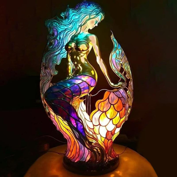 Animal LED Acrylic Lamp 3D Light with Turtle Owl Lion Mermaid Shapes 12 Options