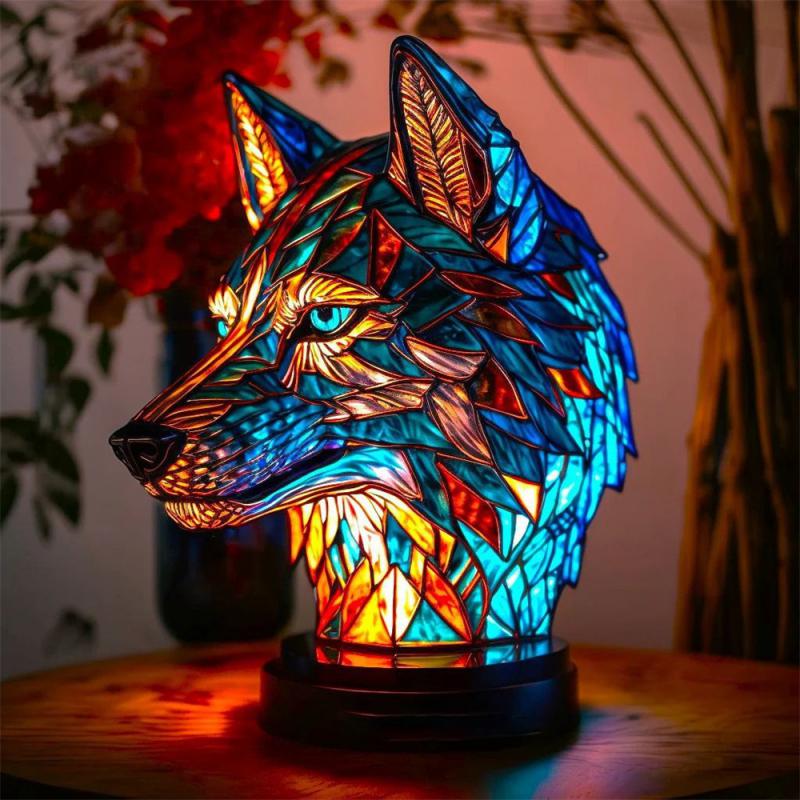 Animal LED Acrylic Lamp 3D Light with Turtle Owl Lion Mermaid Shapes 12 Options