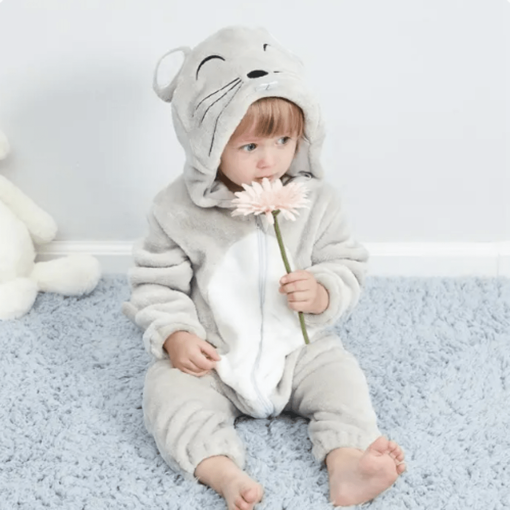 Baby Onesie Animal Costume Pajamas Soft Cotton Infant Sleepwear