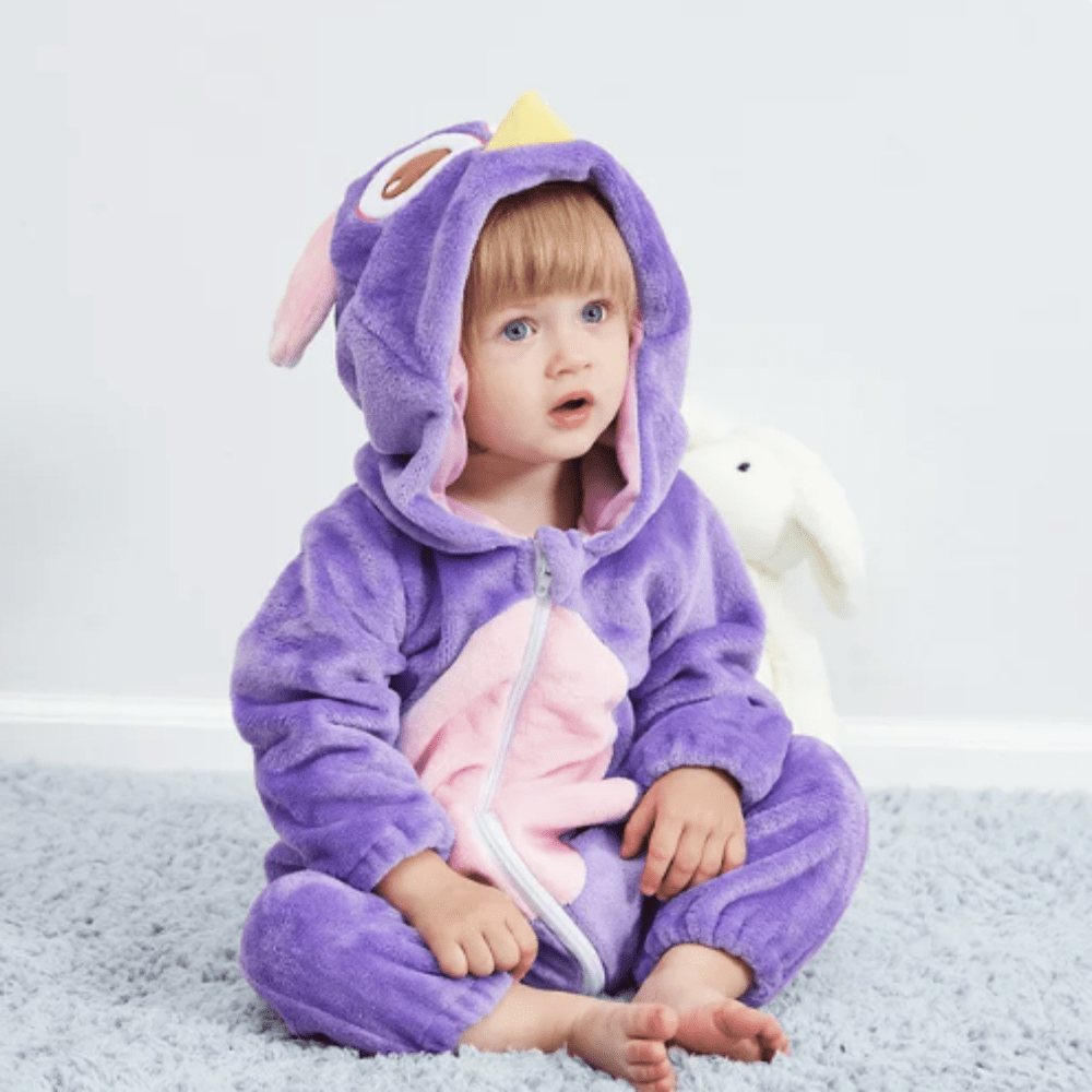 Baby Onesie Animal Costume Pajamas Soft Cotton Infant Sleepwear