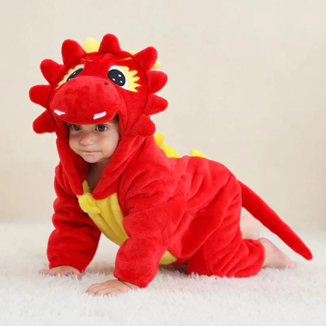 Baby Onesie Animal Costume Pajamas Soft Cotton Infant Sleepwear