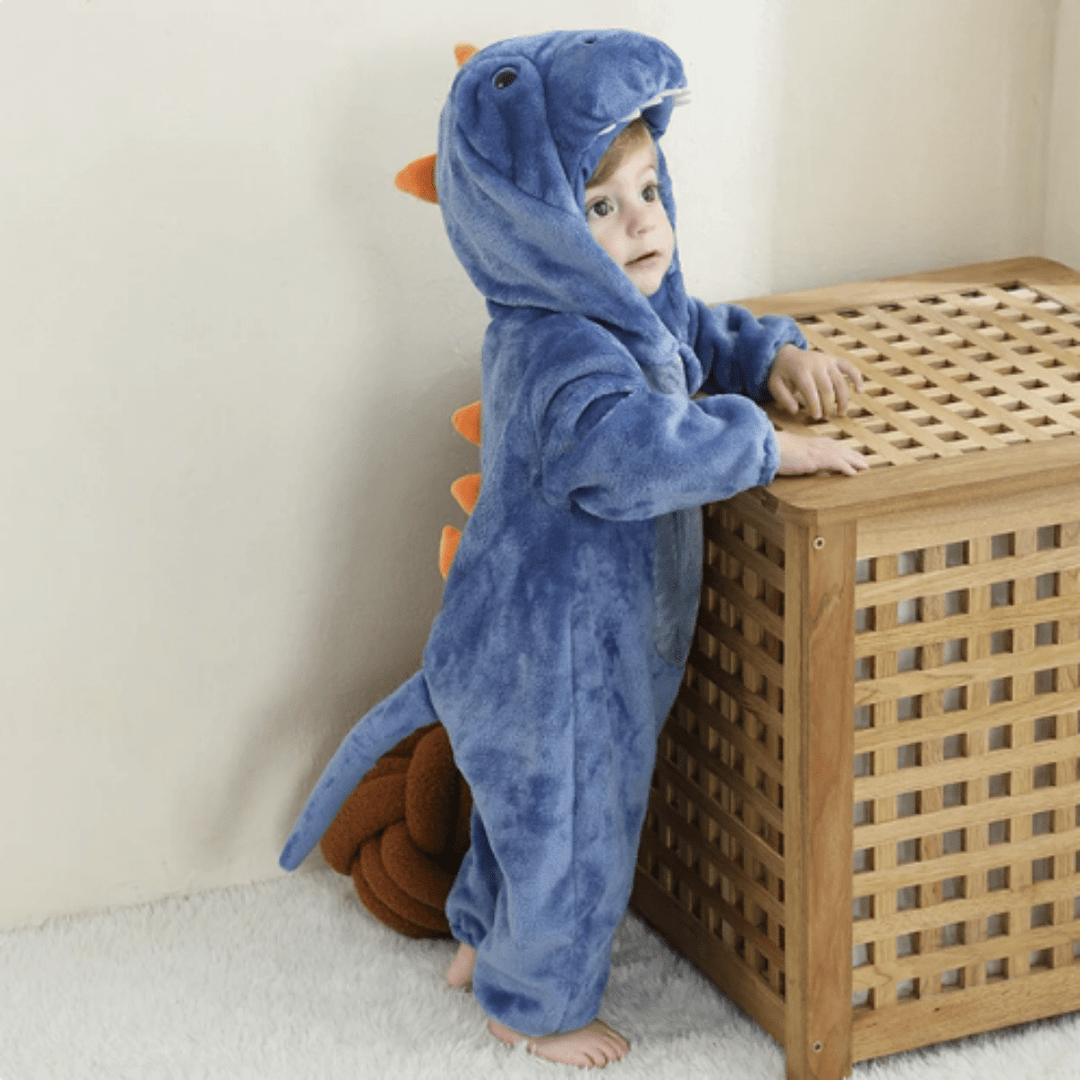 Baby Onesie Animal Costume Pajamas Soft Cotton Infant Sleepwear