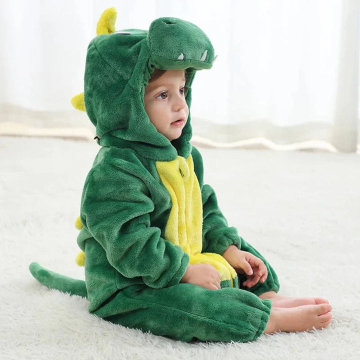 Baby Onesie Animal Costume Pajamas Soft Cotton Infant Sleepwear
