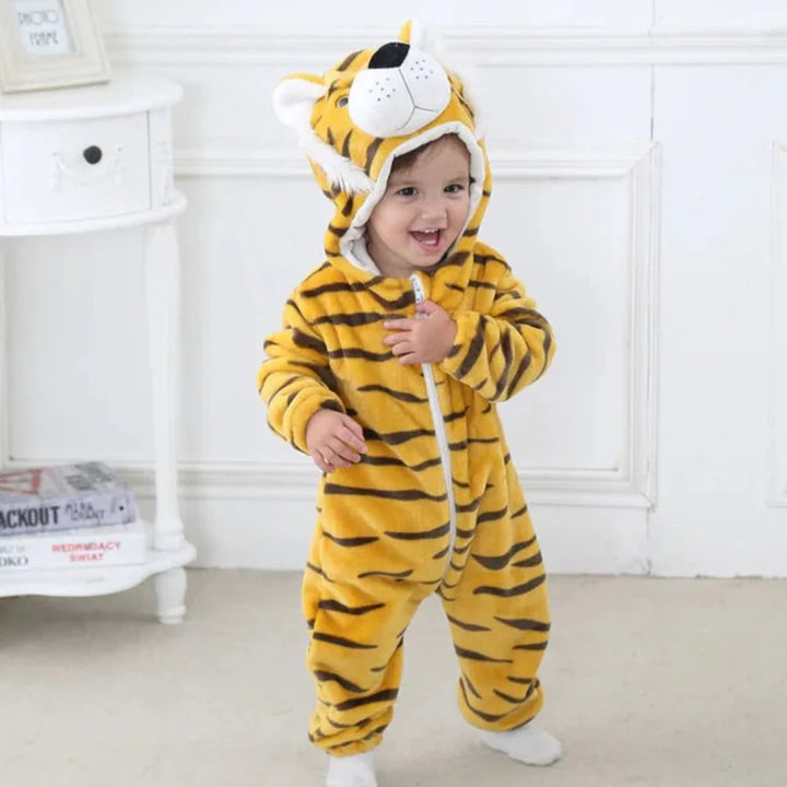 Baby Onesie Animal Costume Pajamas Soft Cotton Infant Sleepwear