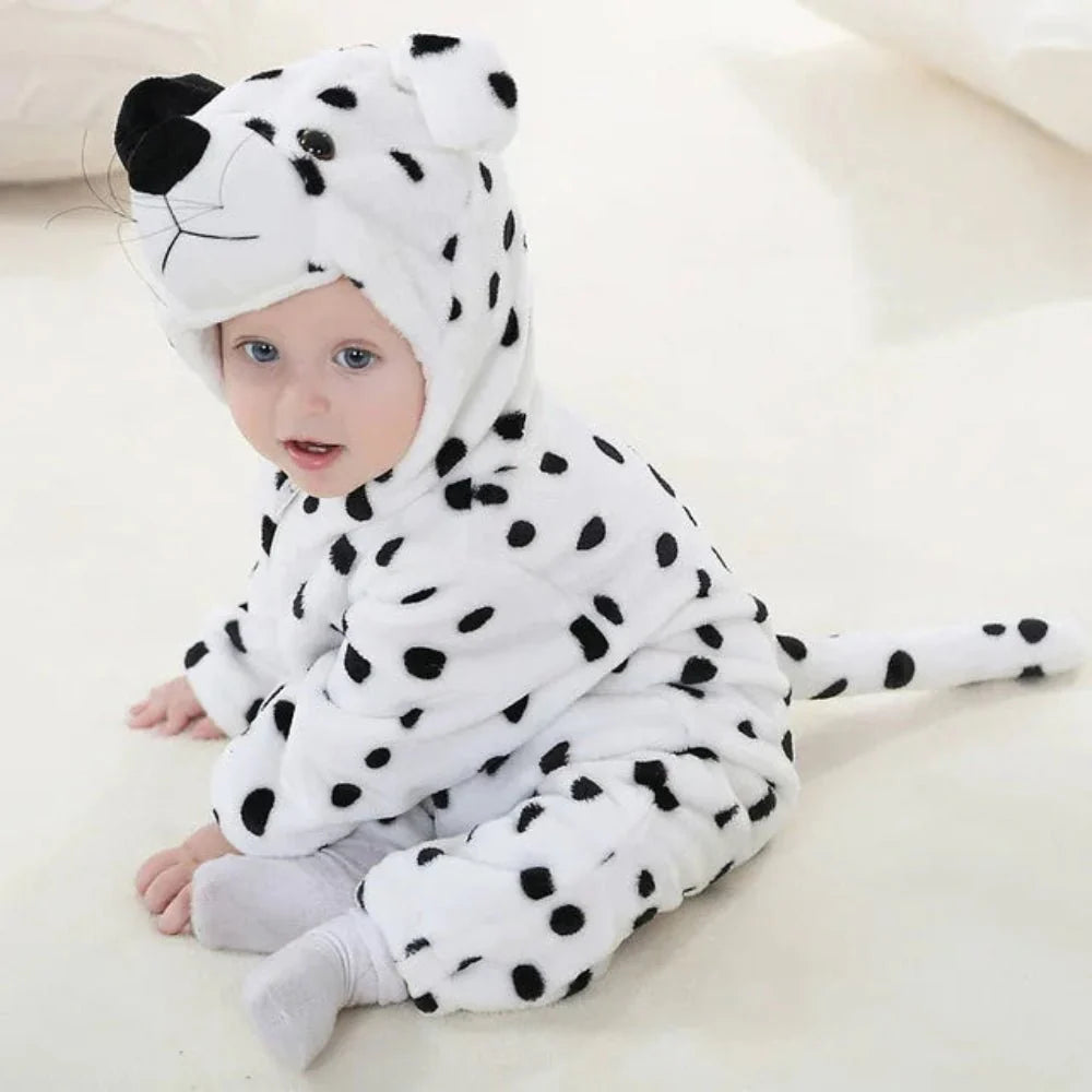Baby Onesie Animal Costume Pajamas Soft Cotton Infant Sleepwear