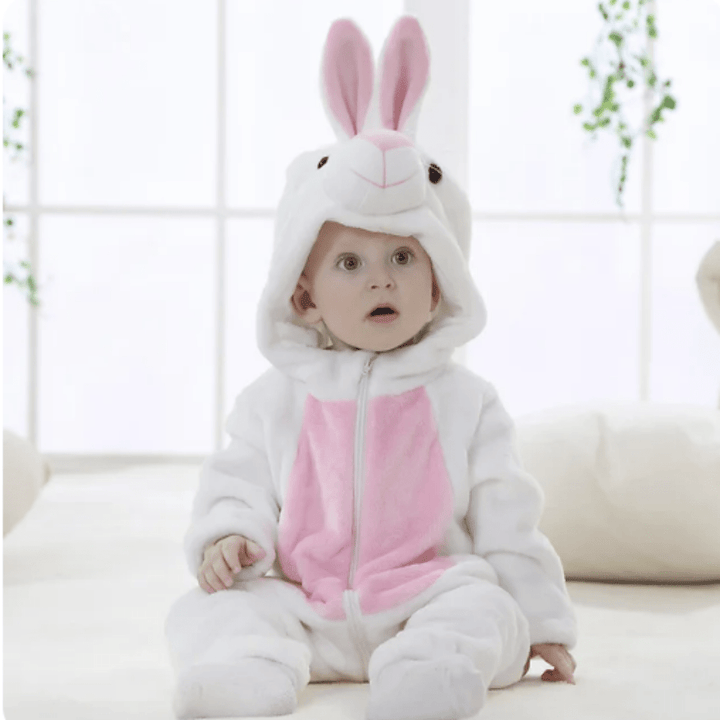 Baby Onesie Animal Costume Pajamas Soft Cotton Infant Sleepwear