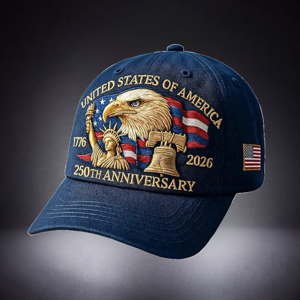 Baseball Cap Embroidered Eagle Patriotic Cotton Casual Hat