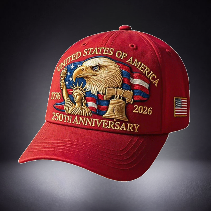 Baseball Cap Embroidered Eagle Patriotic Cotton Casual Hat