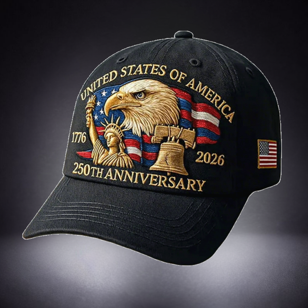 Baseball Cap Embroidered Eagle Patriotic Cotton Casual Hat