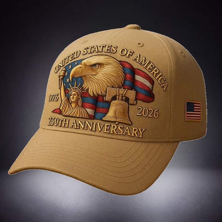 Baseball Cap Embroidered Eagle Patriotic Cotton Casual Hat