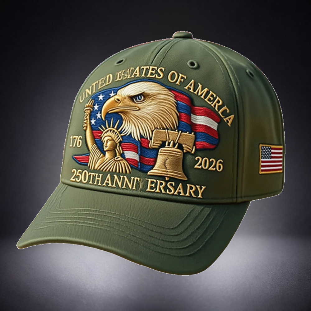 Baseball Cap Embroidered Eagle Patriotic Cotton Casual Hat