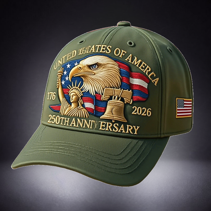 Baseball Cap Embroidered Eagle Patriotic Cotton Casual Hat