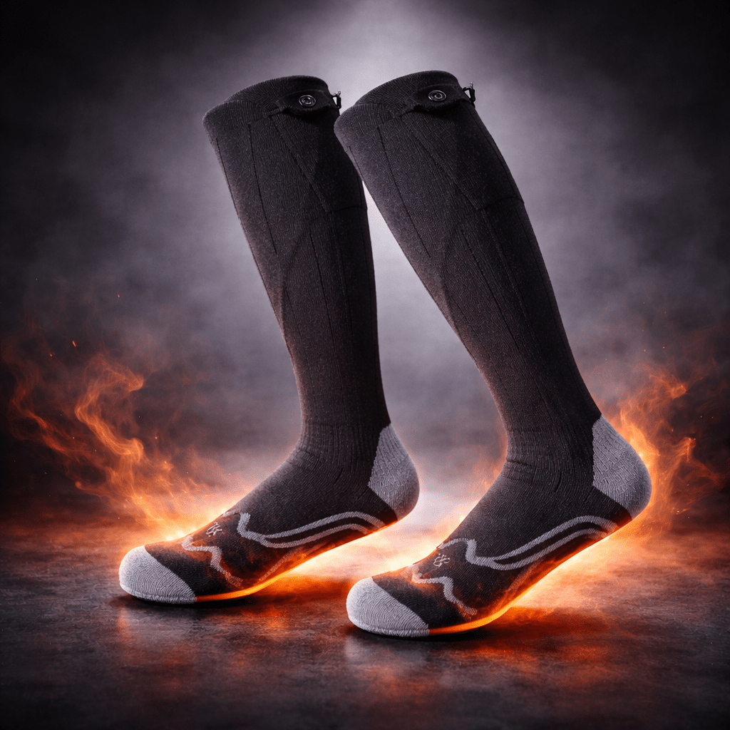 Heated Socks Men App Controlled with Adjustable Heat Settings