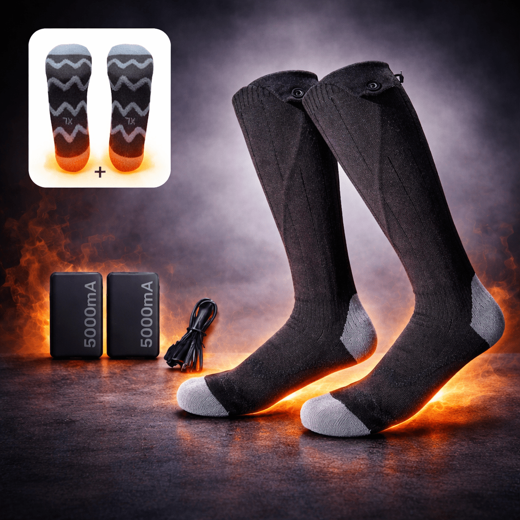 Heated Socks Men App Controlled with Adjustable Heat Settings