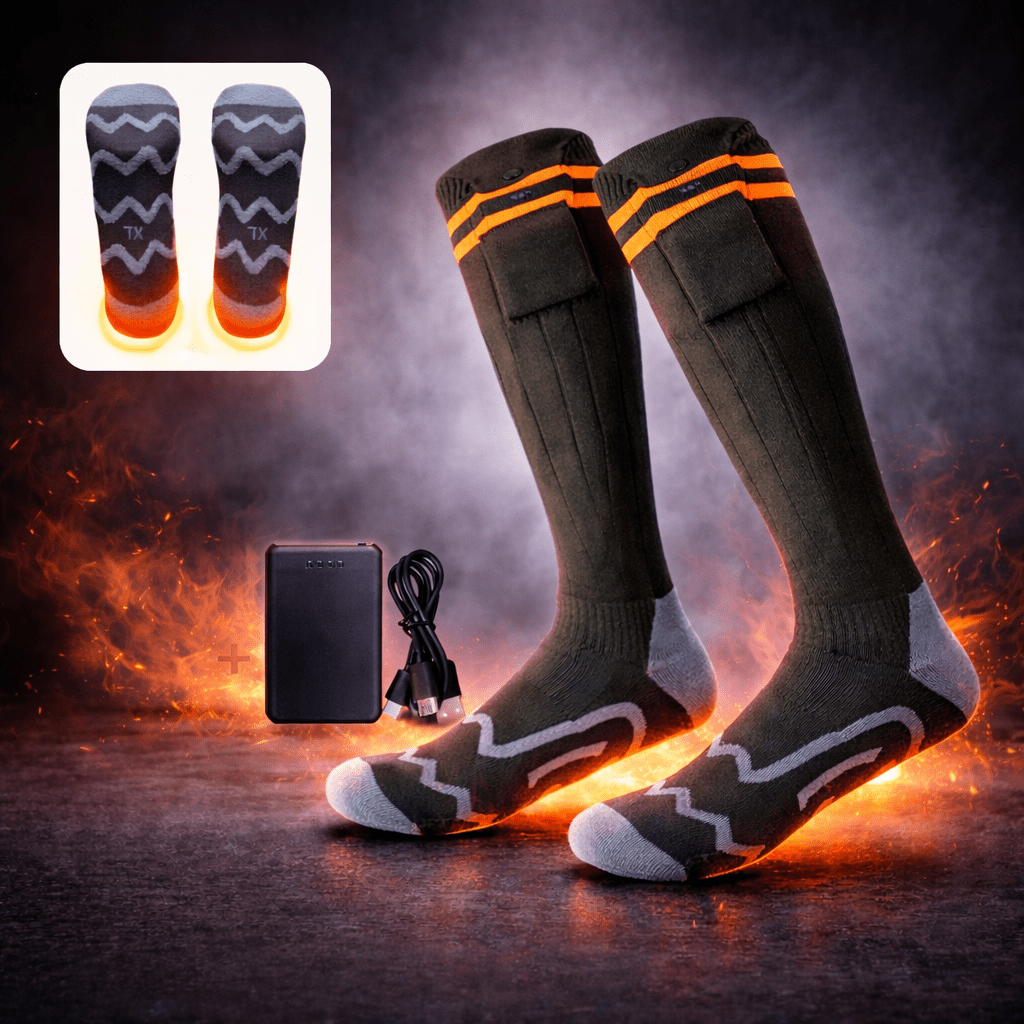 Heated Socks Men App Controlled with Adjustable Heat Settings