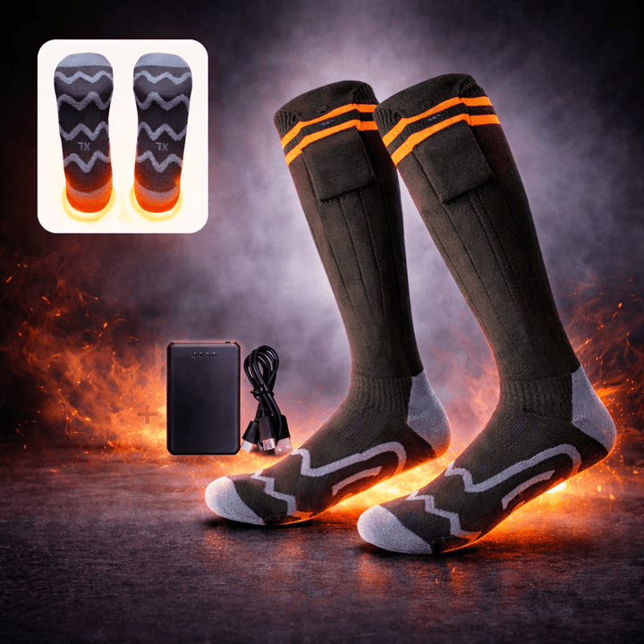 Heated Socks Men App Controlled with Adjustable Heat Settings