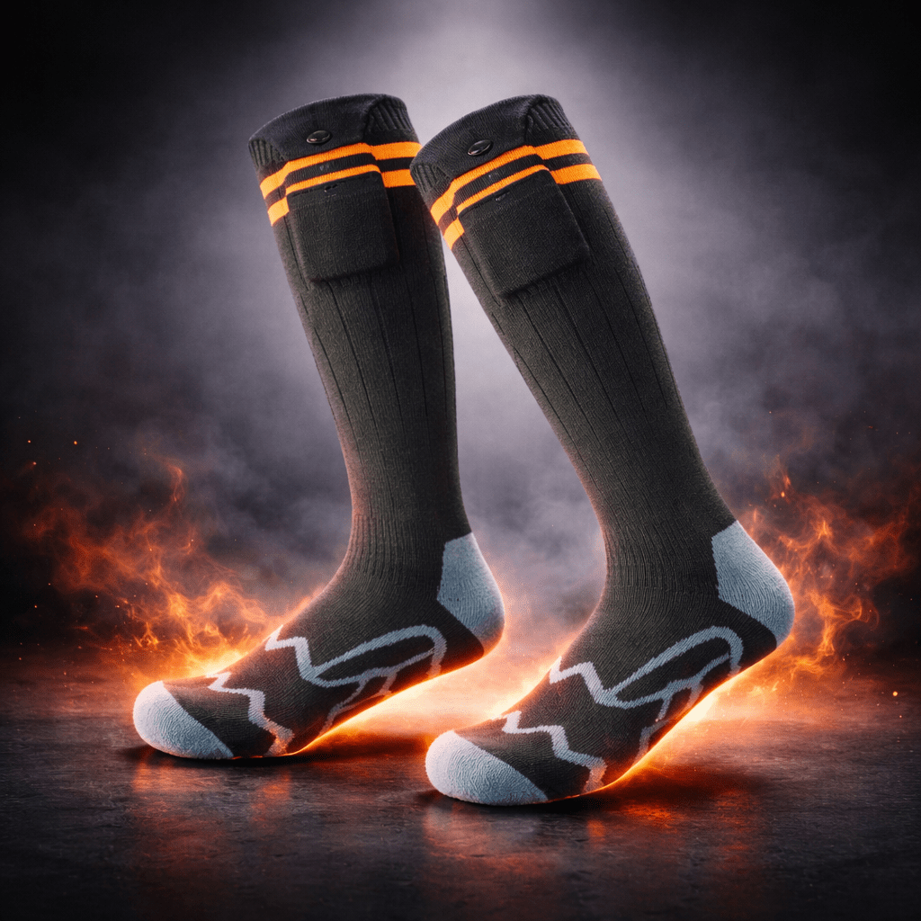 Heated Socks Men App Controlled with Adjustable Heat Settings