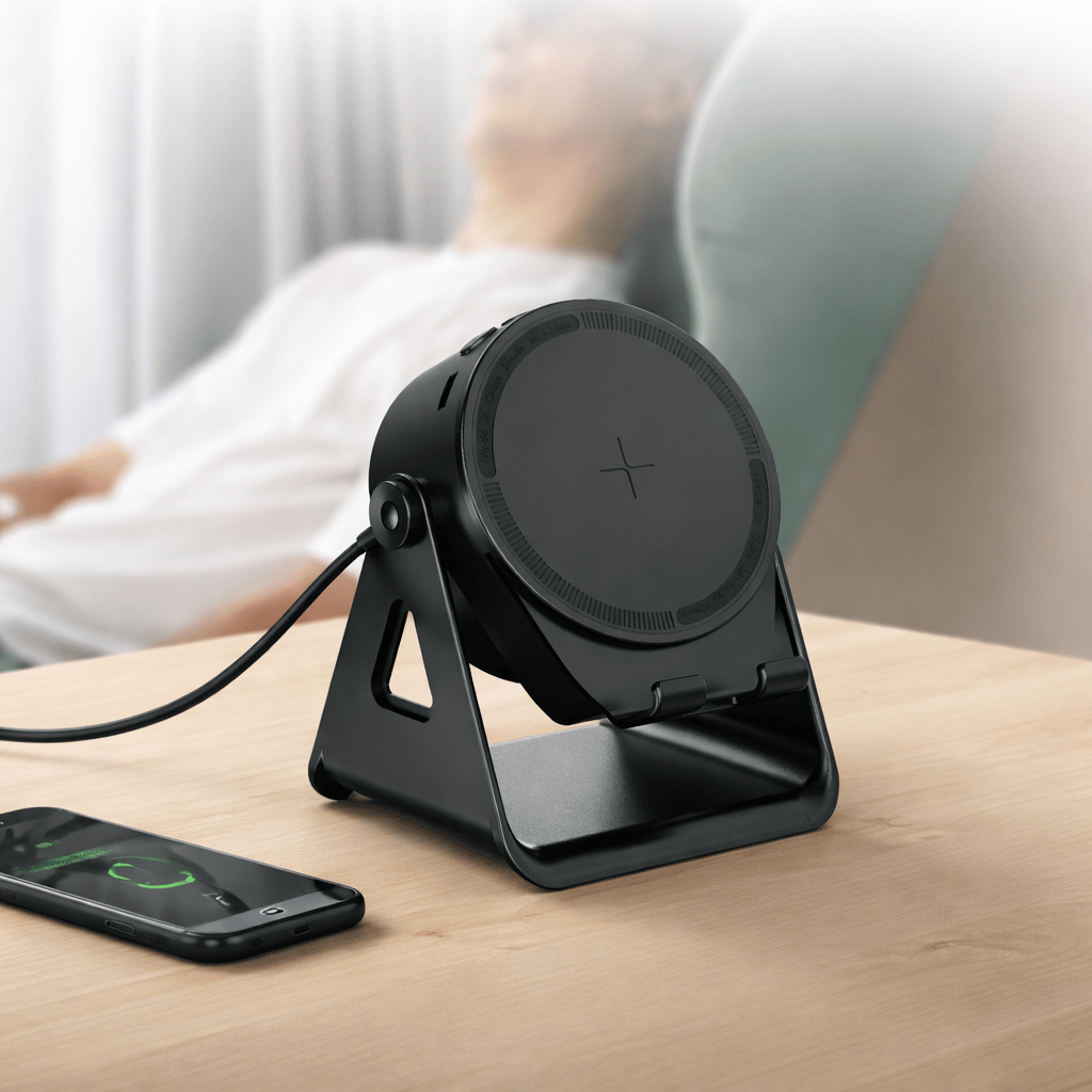 Bluetooth Speaker Phone Stand Wireless Charging Power Bank
