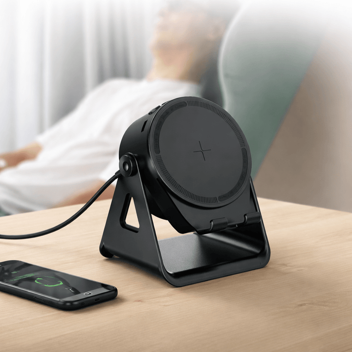 Bluetooth Speaker Phone Stand Wireless Charging Power Bank