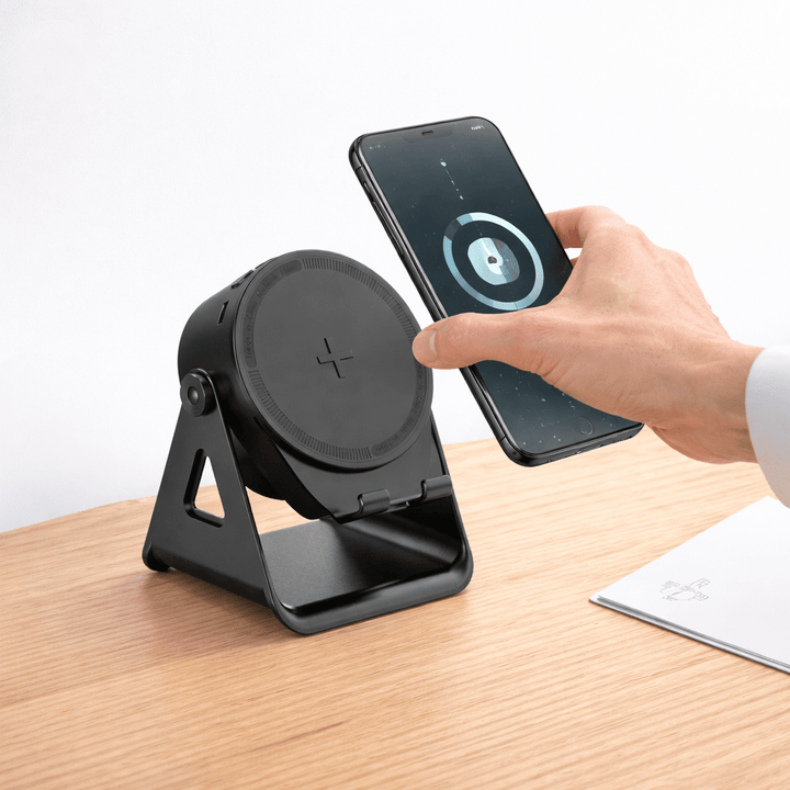 Bluetooth Speaker Phone Stand Wireless Charging Power Bank