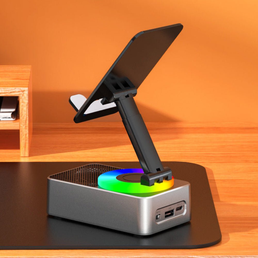Bluetooth Power Bank Speaker with Phone Stand Portable Charger