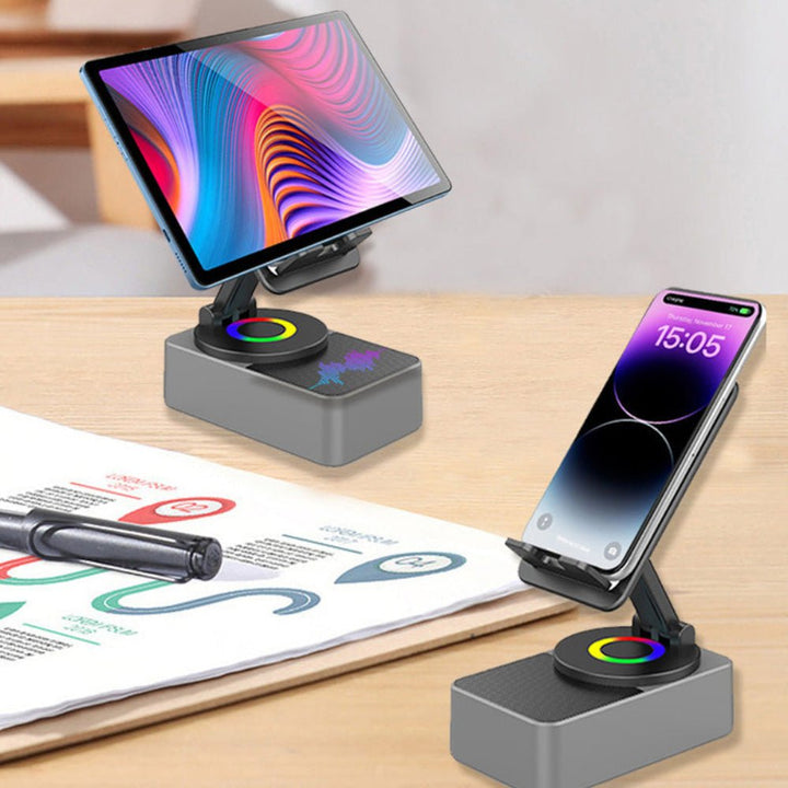Bluetooth Power Bank Speaker with Phone Stand Portable Charger