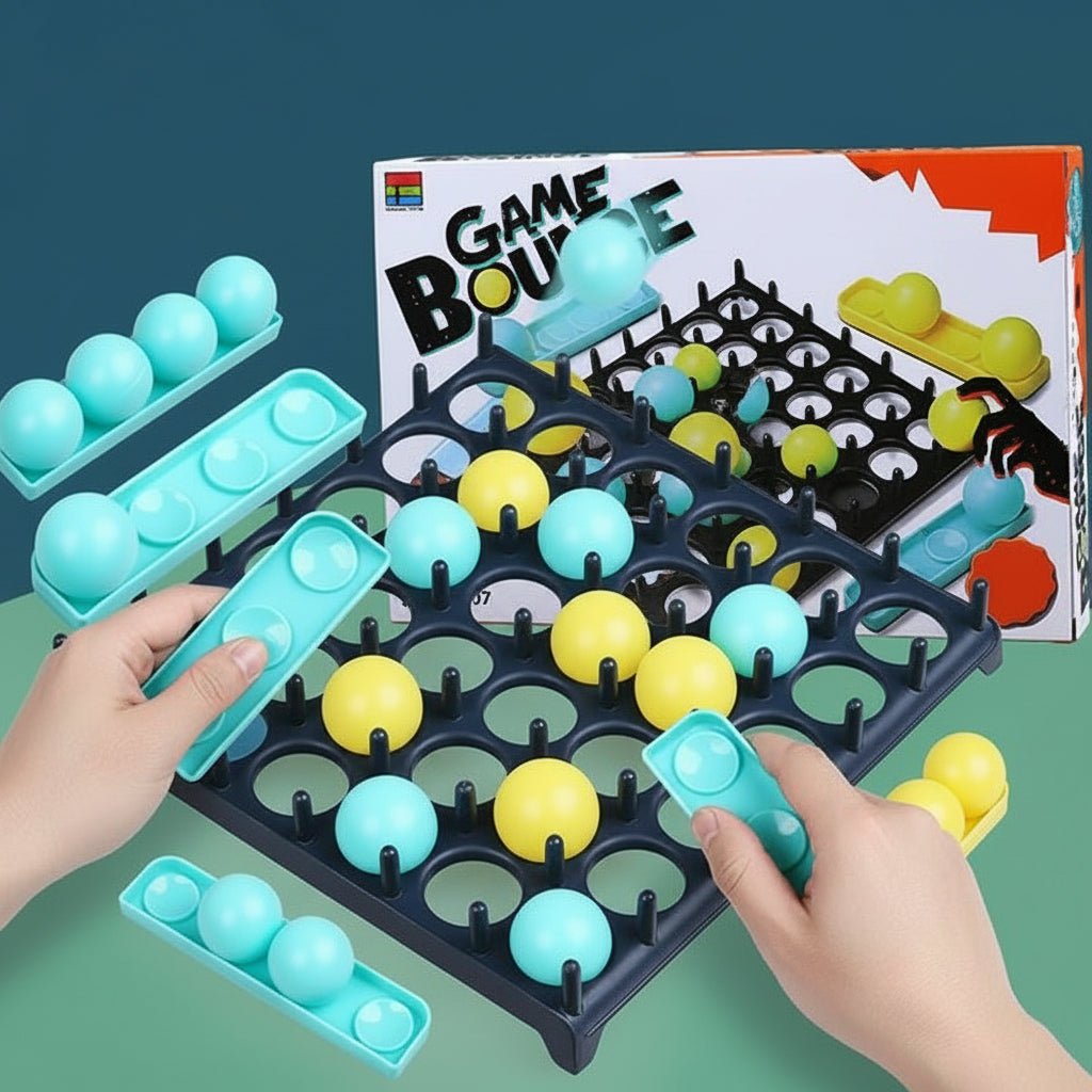 Bouncing Ball Board Game Family Party Game for All Ages