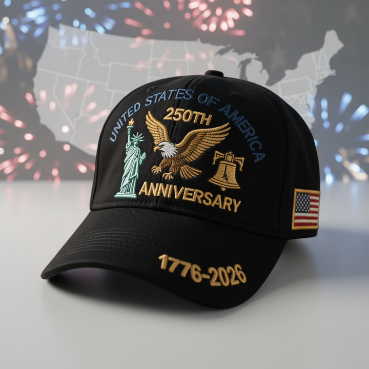 USA 250th Anniversary Commemorative Baseball Cap 1776–2026