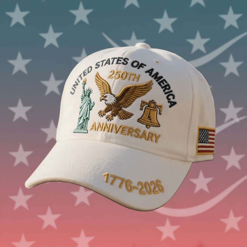 USA 250th Anniversary Commemorative Baseball Cap 1776–2026