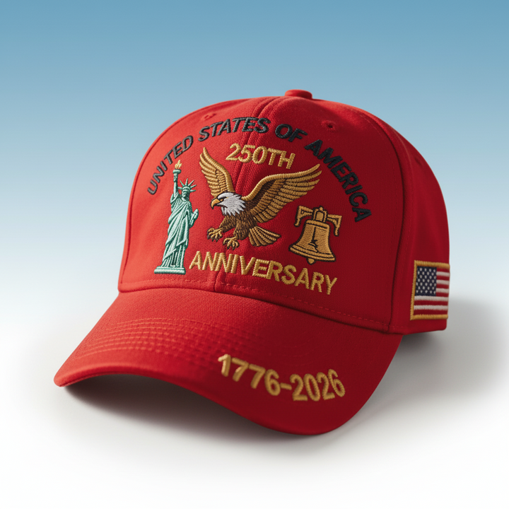USA 250th Anniversary Commemorative Baseball Cap 1776–2026