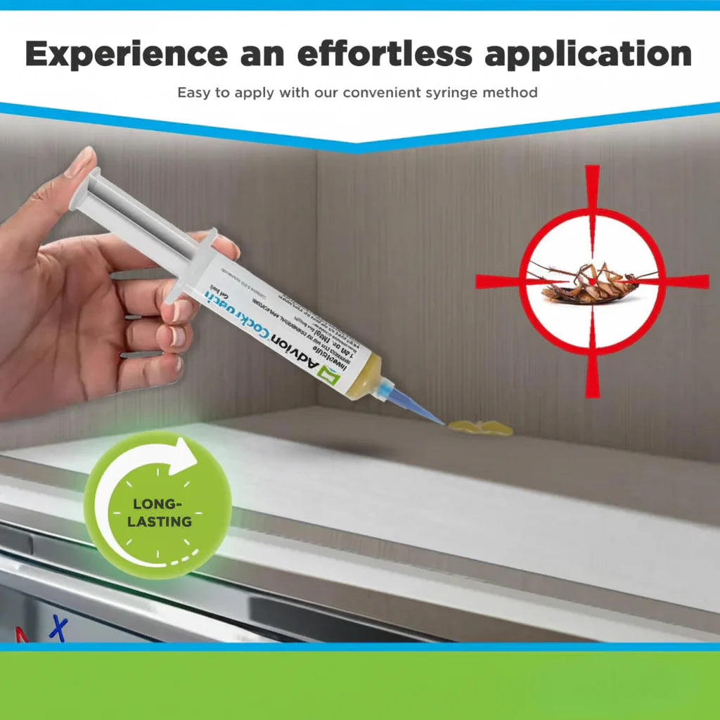 Pest Control Gel Syringe Indoor Cockroach Killer Bait