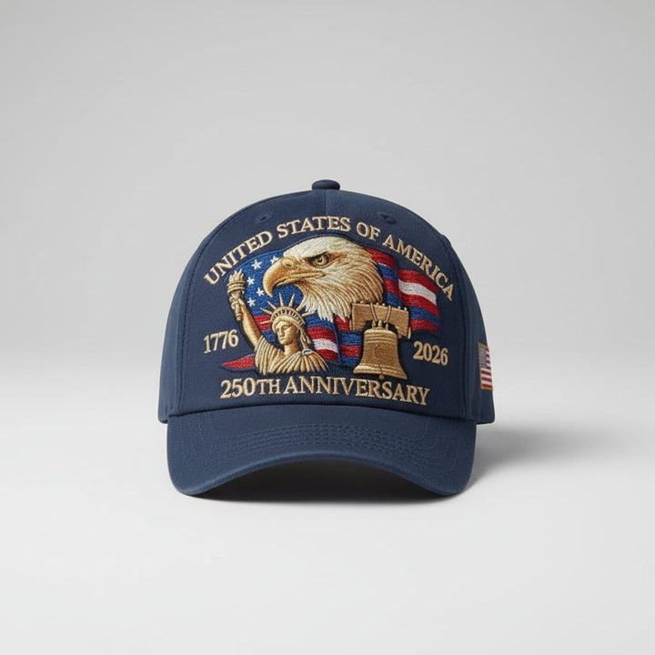 USA 250th Anniversary Eagle Adjustable Dad Cap Hat Patriots