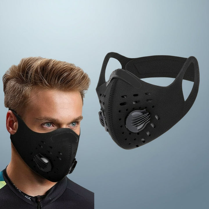Reusable Neoprene Face Mask Anti Pollution Breathable Protective Mask