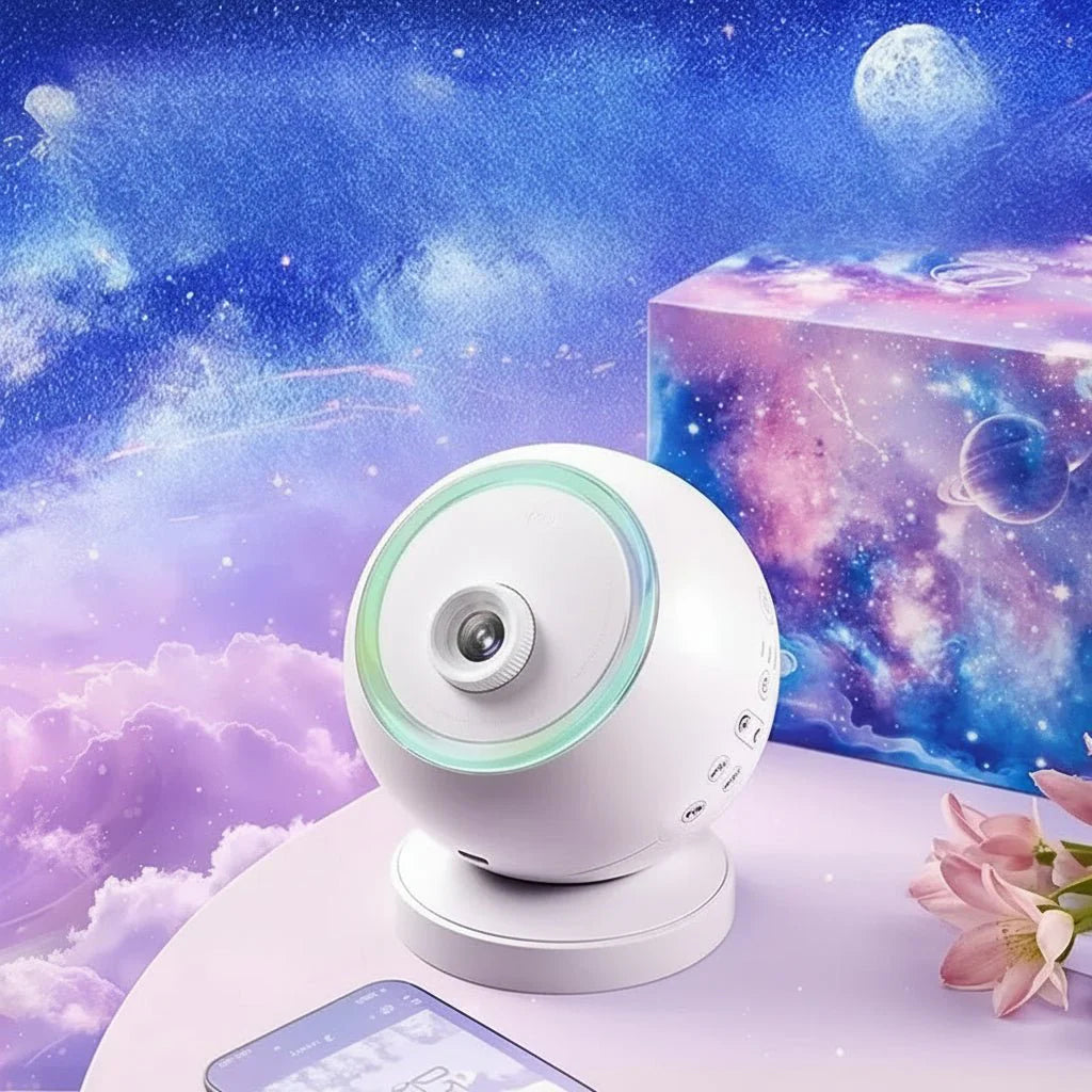 Galaxy Projector Bluetooth Night Light White Noise Machine