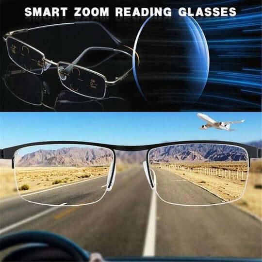 Progressive Multi Zone Focus Eyeglasses German Smart Design