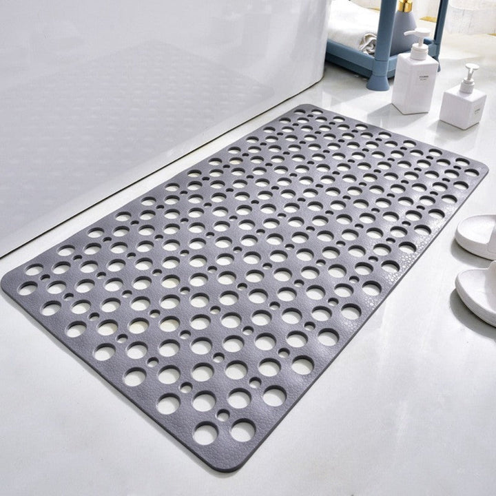 Antislip Rectangular Shower Mat with Antibacterial Protection