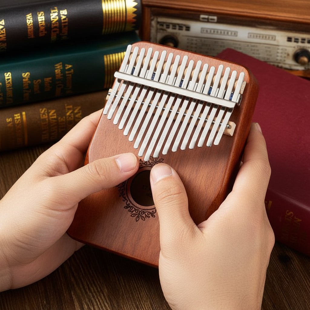 Kalimba Thumb Piano Acoustic Musical Instrument Wooden 17 Keys