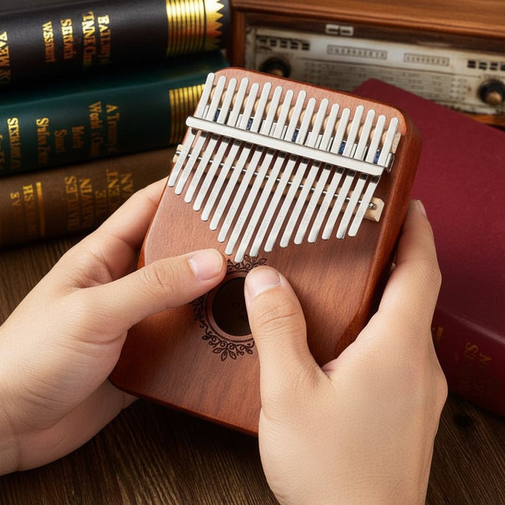 Kalimba Thumb Piano Acoustic Musical Instrument Wooden 17 Keys