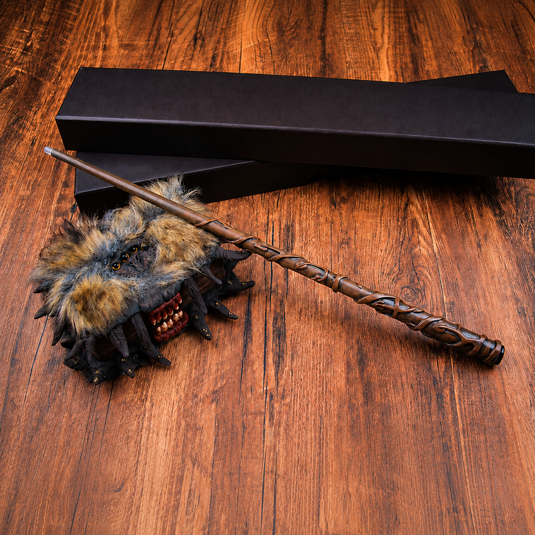 Magic Wand Prop with Fireball Effect for Party and Performance Use