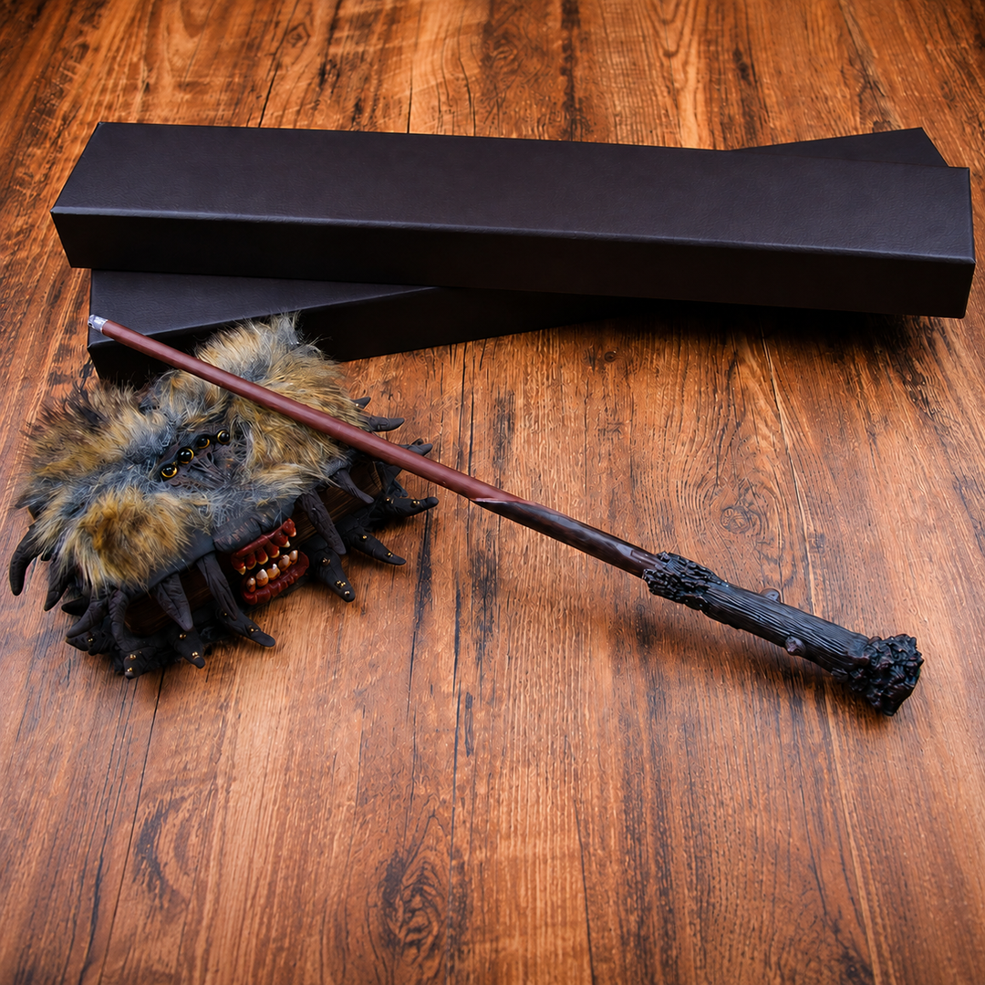 Magic Wand Prop with Fireball Effect for Party and Performance Use