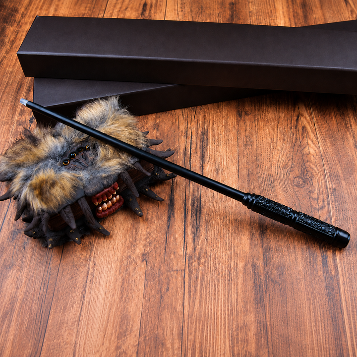 Magic Wand Prop with Fireball Effect for Party and Performance Use