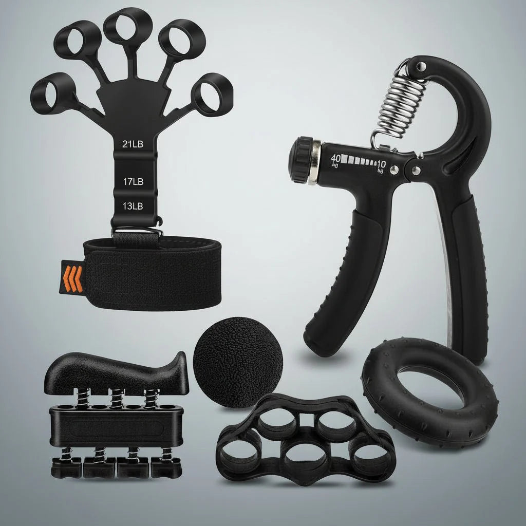 Hand Grip Strengthener Set Forearm Exercise Rehabilitation Kit