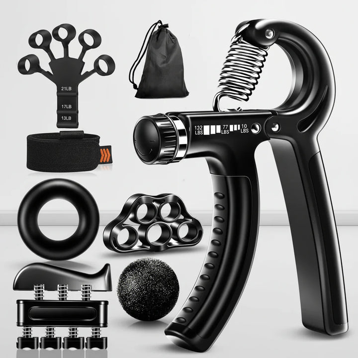 Hand Grip Strengthener Set Forearm Exercise Rehabilitation Kit