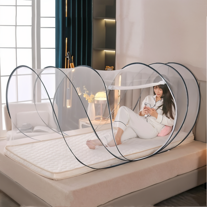 Foldable Round Mosquito Net Compact Travel Mosquito Net