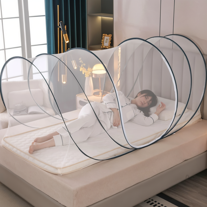 Foldable Round Mosquito Net Compact Travel Mosquito Net
