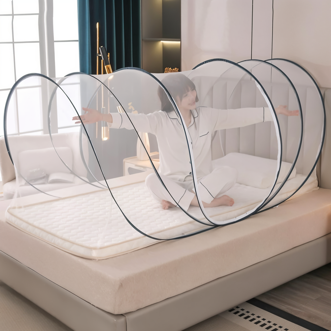Foldable Round Mosquito Net Compact Travel Mosquito Net