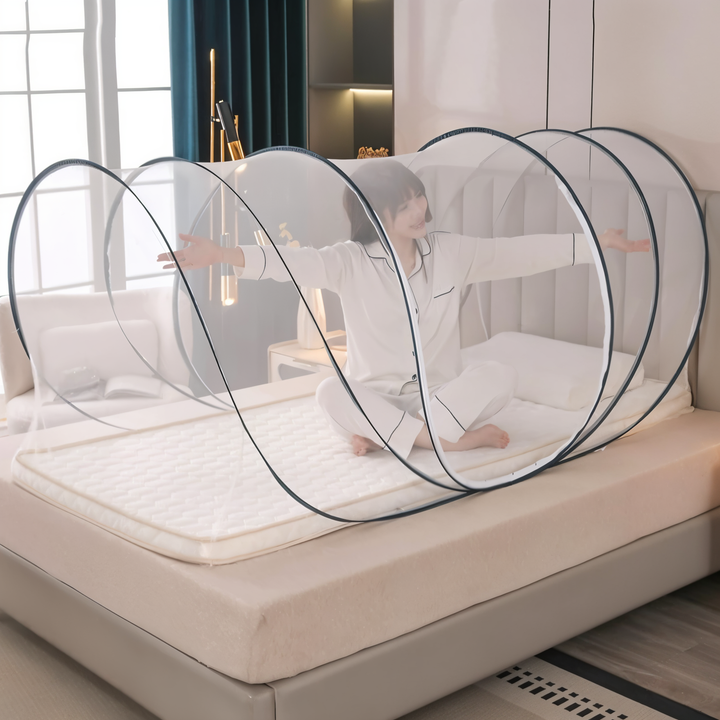 Foldable Round Mosquito Net Compact Travel Mosquito Net