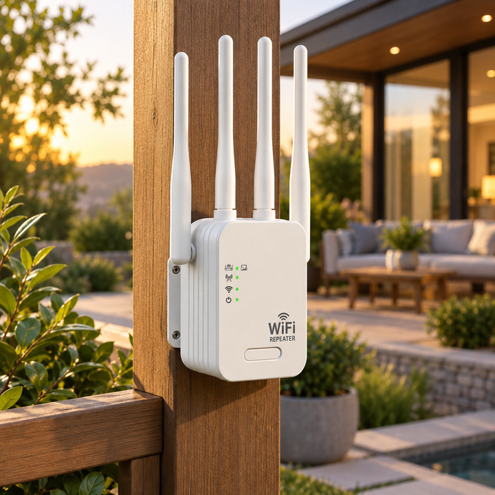 Outdoor WiFi Booster Dual Band 1200Mbps Long Range Extender